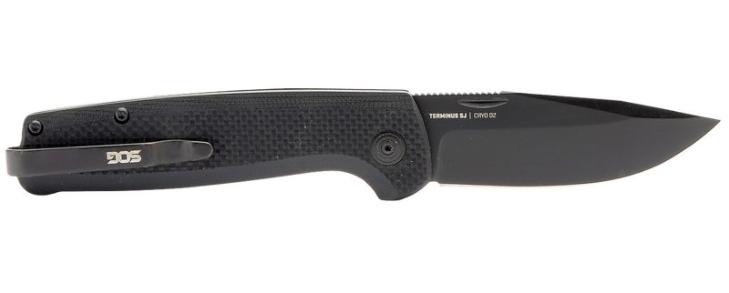 SOG Terminus SJ SOGTM1005BX 2.90 In Folding Clip Point Plain