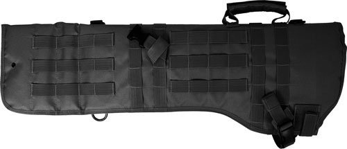 Red Rock Gear 82026BLK MOLLE Rifle Scabbard Black 600D Padded Polyester