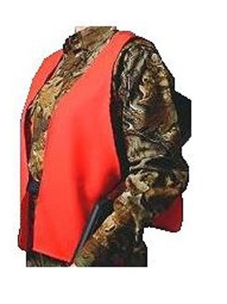 GSM Outdoors Blaze Orange Safety Vest for Hunting Accessories