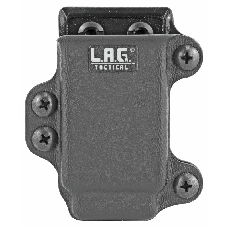 L.A.G. Tactical 34003 Kydex Single Pistol Mag Carrier .45 ACP Black
