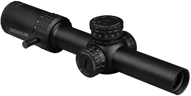 Konus 7193 Sultan 1-10x24 30mm Illuminated Ballistic Reticle Scope