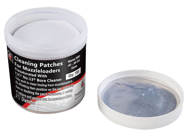 Thompson Center 9036R Muzzleloader Cleaning Patches 2.5in Cotton 100ct
