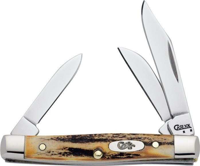 Case SM Stockman 3BLD Stag Knife Premium Finish