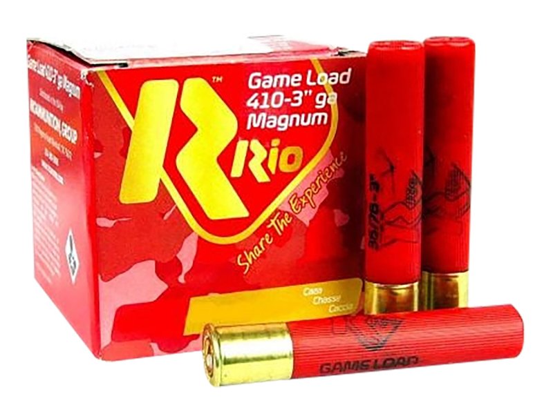 Rio Ammunition RCHV368 410 Gauge 3 In 8 Shot 11/16oz 25/Box