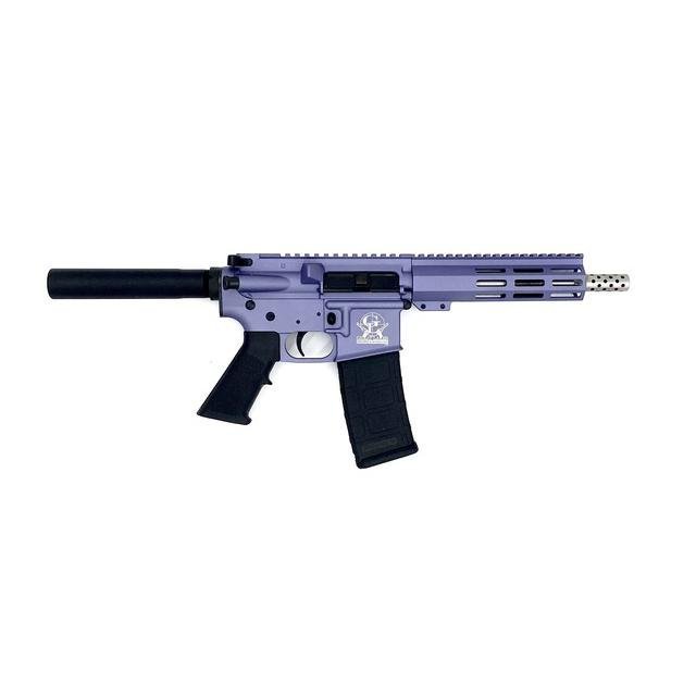 Great Lakes GL15223SSPORC .223 Wylde AR15 Pistol 7.5" Barrel Wild Orchid