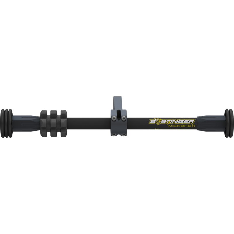 Bee Stinger MicroHex Stabilizer 10 In Matte Black with Weights