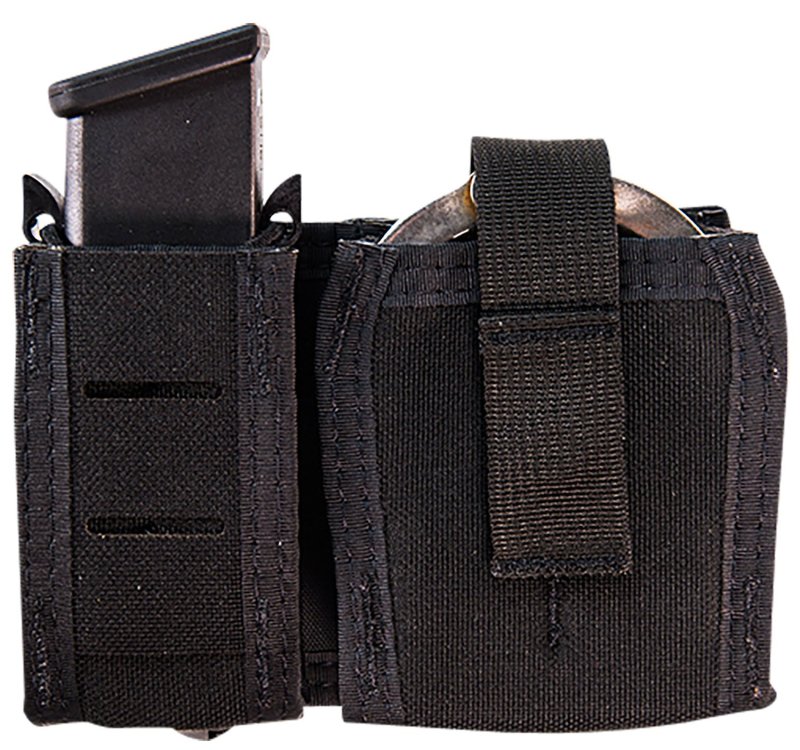 High Speed Gear 41P000bk Taco Duty Single Pistol & Handcuff Holder Black