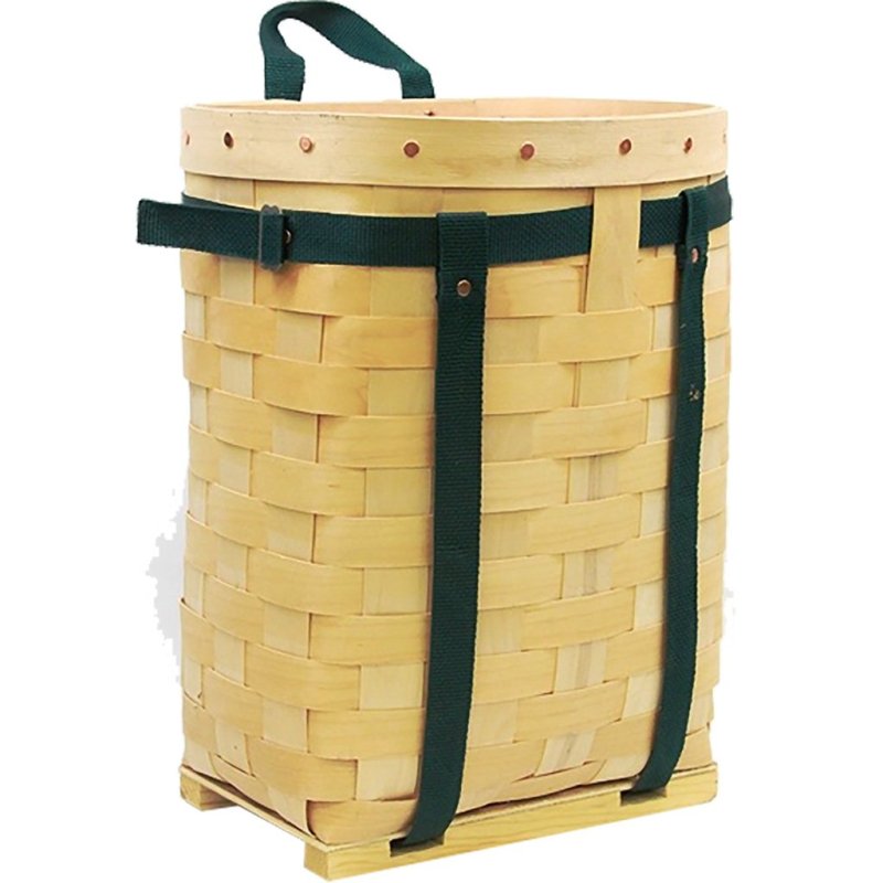 Minnesota Trapline 841187100462 Pack Basket 18" Hardwood, Adjustable Harness