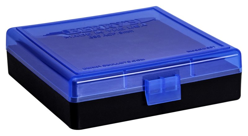 Berry's Ammo Box #001 - .380 Cal/9mm 100/rd Blue/Black