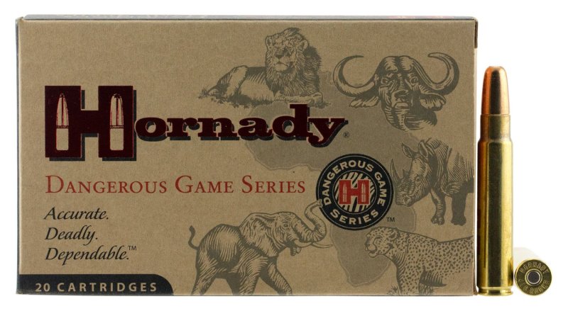 Hornady Dangerous Game .416 Ruger 400gr Solid Ammo 20 Rounds