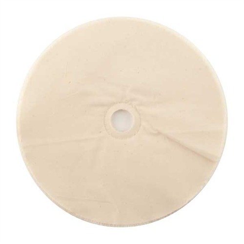 Brownells Loose Muslin Polishing Wheel 8" x 20-Ply 3/4" Arbor
