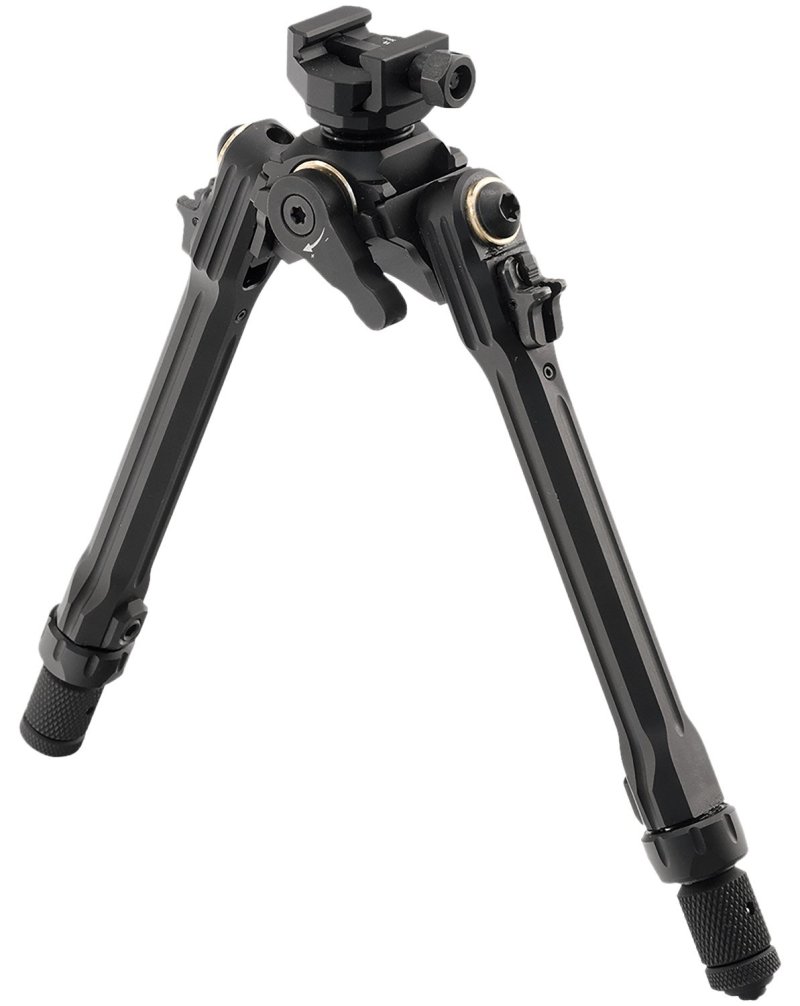 UTG TLUBP01 Bipod 8.5-11 In Black Anodized Aluminum Steel Picatinny