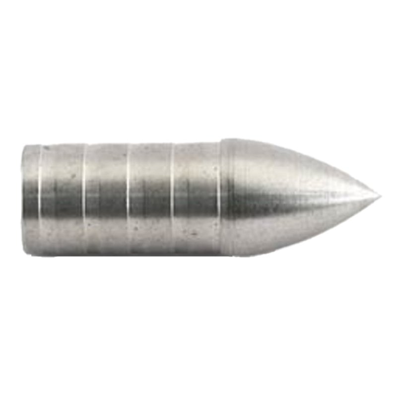 Black Eagle 1152 100gr Glue-In Target Points 12pk Stainless Steel