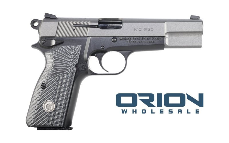EAA MC P35 9mm G10 Grips Black Finish Tactical
