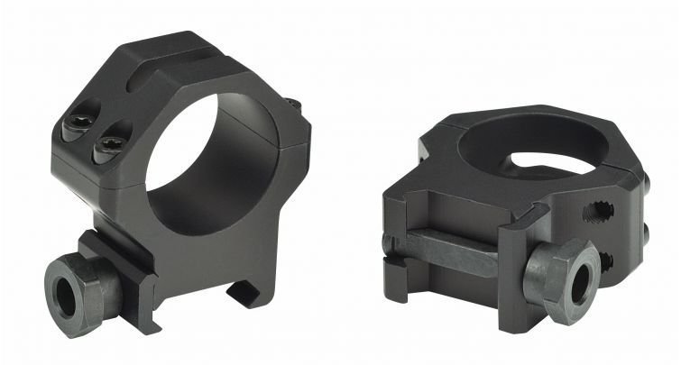 Weaver 99517 Tactical 4-Hole Picatinny Ring Matte Black 30mm High