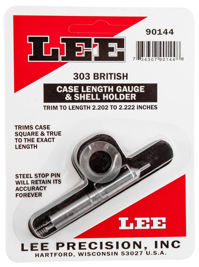 Lee Precision Case Length Gage and Shell Holder .303 British