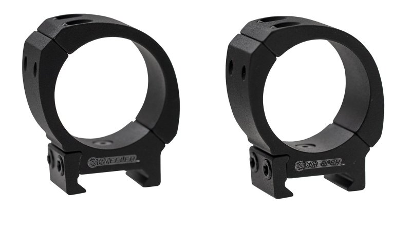 Wheeler Sport Scope Rings Black 1 in. High