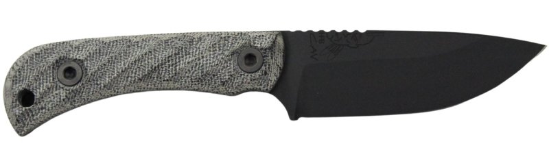 Half Face Blades Cavner JR 3.5 S45VN Black Micarta Grip