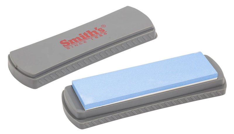 SMITHS 6 in Dual Grit Fine Whetstone Sharpens & Polishes Edge