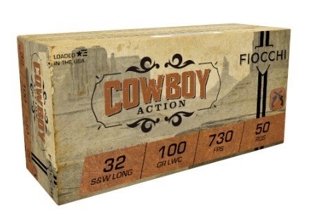Fiocchi 32LA 100gr LWC .32 S&W Long Ammo