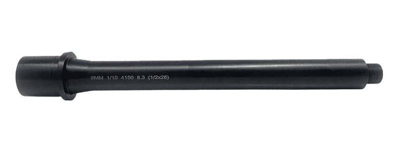 Lead & Steel Llc LS9MM8.3-28 AR9 Barrel 8.30" Nitride 1/2"x28