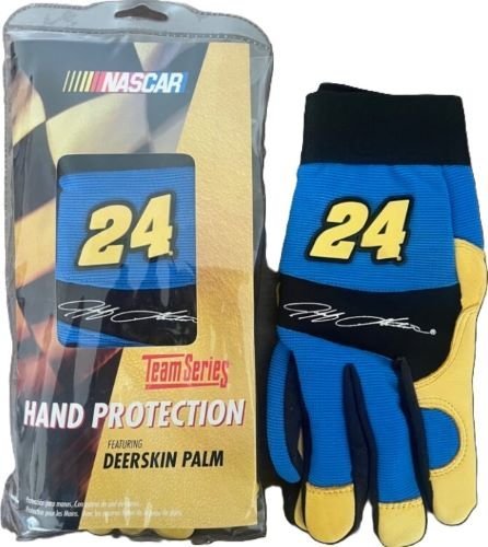 Encon NASCAR Team Series Deerskin Leather Gloves #24