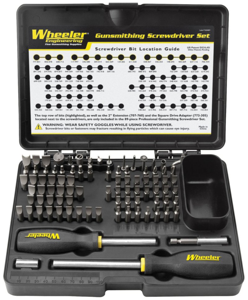 Wheeler Professional Gunsmithing 89-Piece Screwdriver Set 4001008