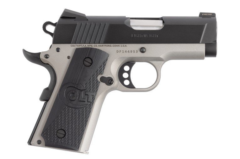 Colt O7000XETT Defender 45 ACP 7+1 3" Steel Slide, G10 Grip