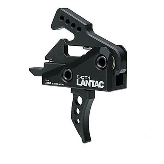Lantac USA E-CT1 Trigger AR-15 3.5 lb Curved Black Anodized S7 Steel
