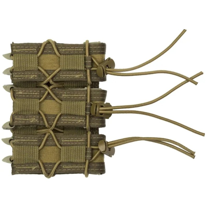 High Standard TACO 11PT03CB Triple Mag Pouch Coyote Brown MOLLE Nylon