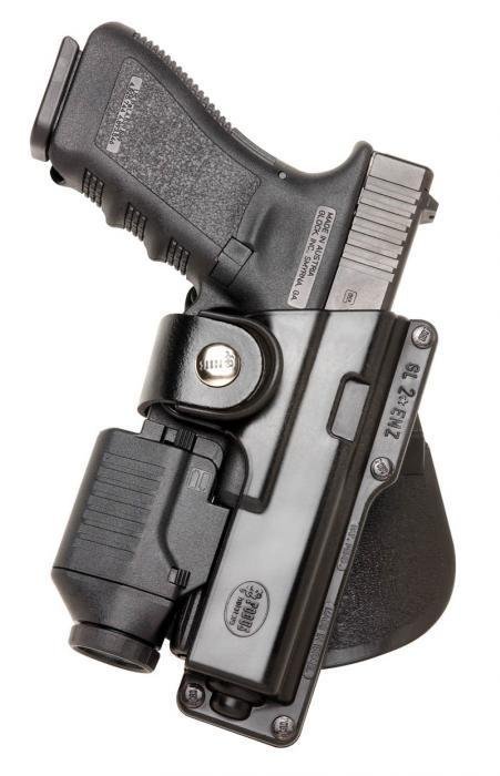 First Samco/Fobus RBT17 Right Hand Black Paddle Holster Glock 17/22 Light