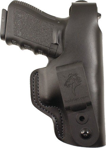 DeSantis 033BAY1Z0 Dual Carry II Holster IWB/OWB RH Leather XDS 9/45 Black