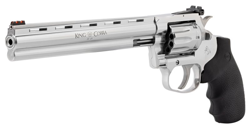 Colt King Cobra 22LR 8 In 10-Rounds Stainless Shooter's Model