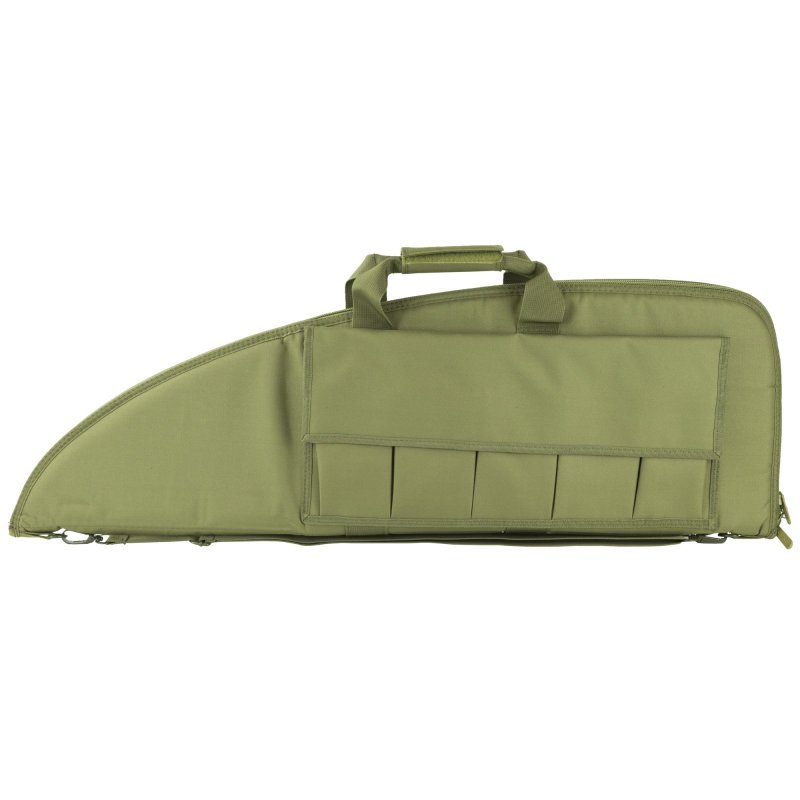 NcSTAR CVG2907-36 36 In Green Nylon Rifle Case 5 Mag Pouches Extra Wide