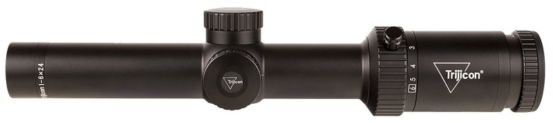 Trijicon 2900021 Credo HX 1-6x24mm Satin Black LED Red MOA Reticle Scope