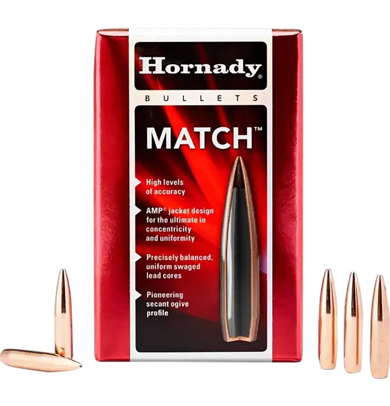 Hornady 27200 Match .277 270 Caliber 110gr HPBT Bullets 100/Box