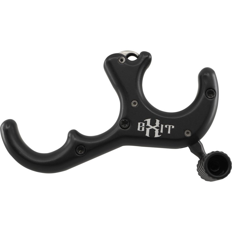 B3 EXIT Release Black Large Swirl Button 3-Finger Handle
