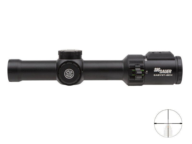 Sig Sauer Easy6-BDX 1-6x24mm BDX-R2 Reticle 24mm Objective
