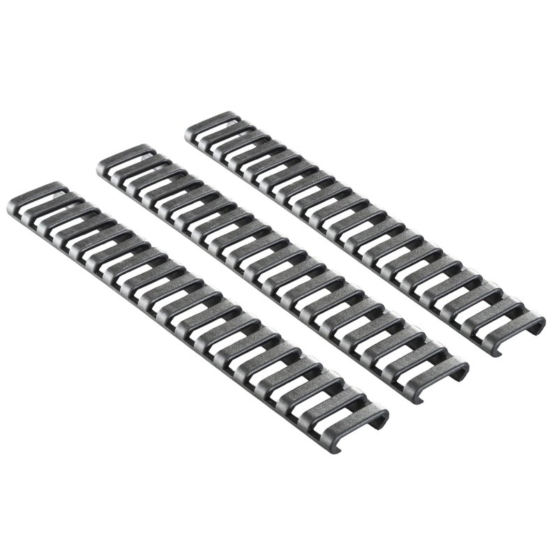 Ergo 18-Slot Ladder Rail Cover 3 Pack Black