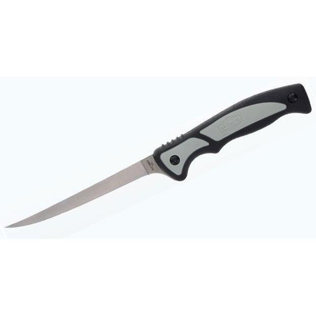 Old Timer Trail Boss Fillet Knife 5.25 in Stainless Steel Black Grey