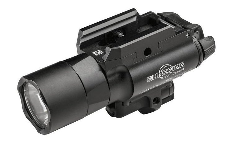 SureFire X400U-A-RD Ultra 1000 Lumen LED Red Laser Weapon Light Black