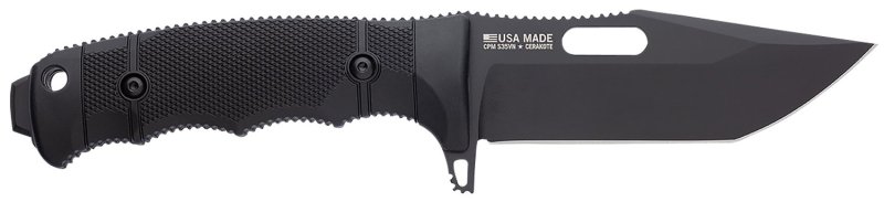 SOG Seal FX 4.30 In Fixed Tanto Plain Black SOG17210257