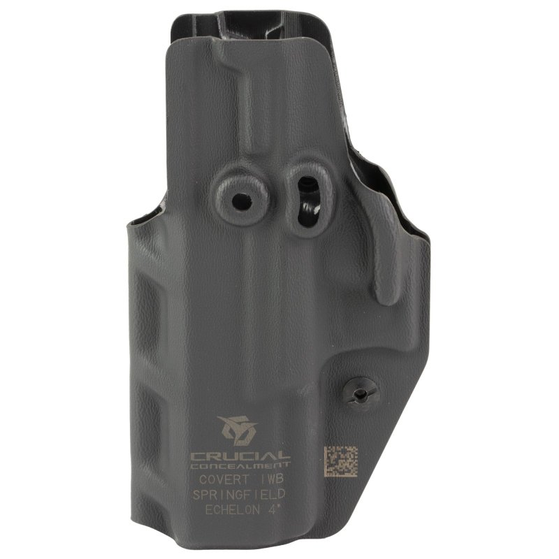 Crucial Concealment Covert IWB Holster Ambidextrous Kydex Black Fits