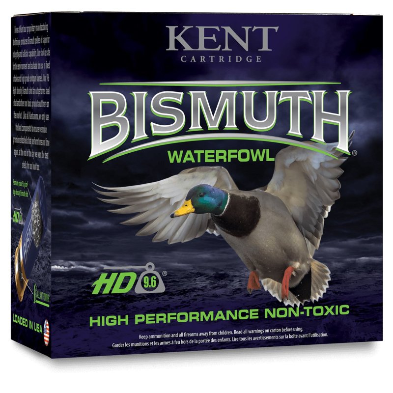 Kent Cartridge B123W405 Bismuth Waterfowl 12 Gauge 3" 1 3/8 oz 5 Shot...