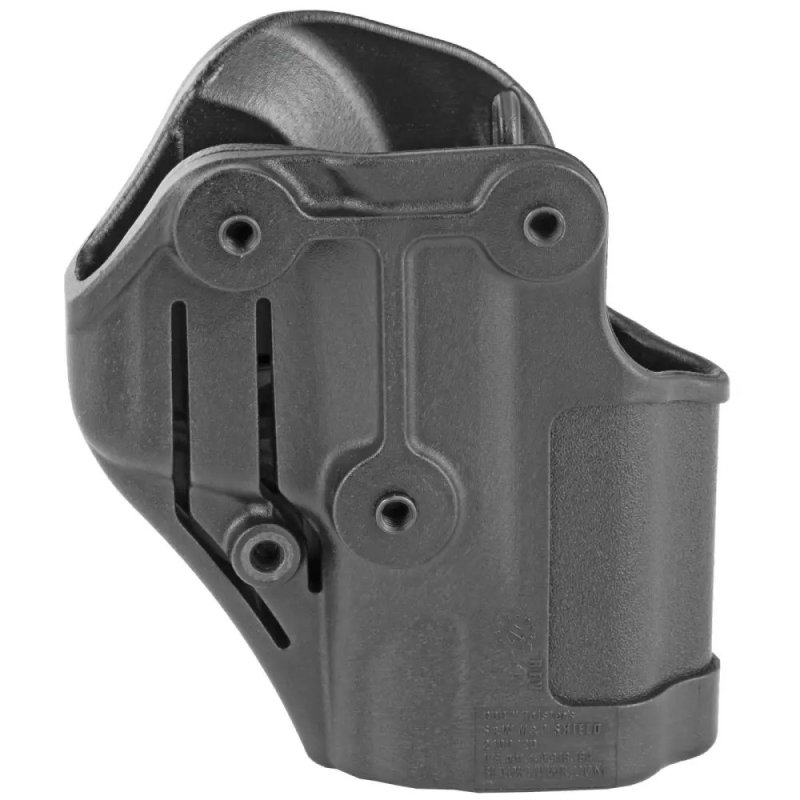 Blackhawk SERPA CQC M&P Shield 9/40 Left-Hand OWB Holster, Matte Black, Level 2 Retention, Rapid Draw, 410563BK-L