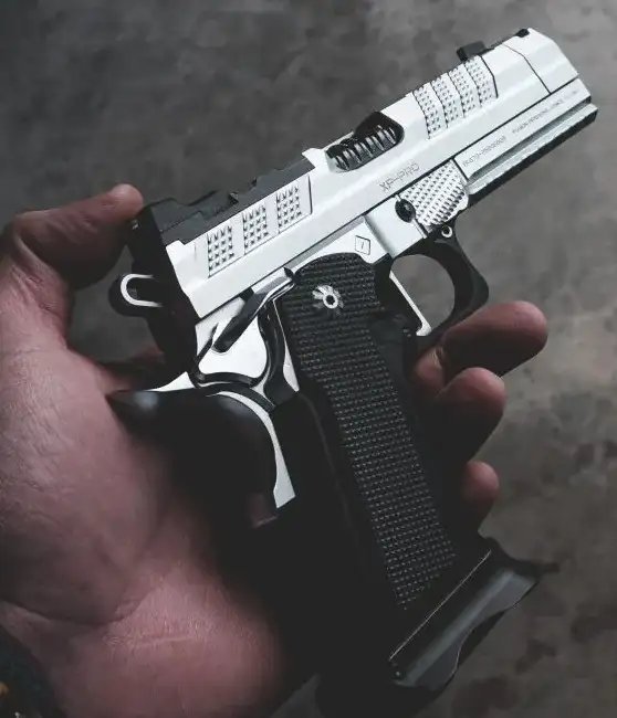 Fusion Firearms XP COMP 9mm 4.6In 17Rd Chrome Optics Cut Thumb Safety