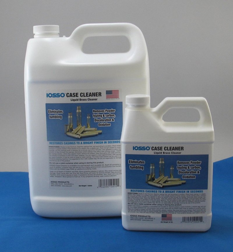 Iosso Products Brass Case Cleaner Cleans 1500 Casings Reusable