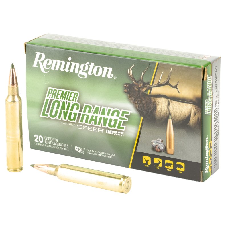 Remington R21347 300 RUM 190 gr Speer Impact Ammo 20 Rounds Per Box