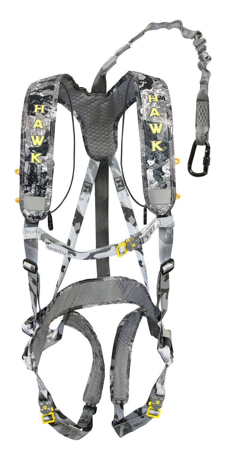 Hawk Treestands Elevate Lite Chaos Black Safety Harness HWKHH200