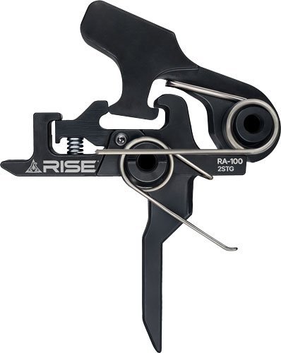 Rise Armament Two-Stage Flat Face Trigger Nitride Fits AR-Style RA-100